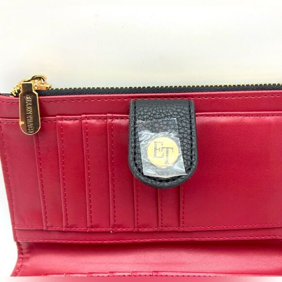 NWT Ellen Tracy Pebble Grain Collection Continental Clutch - Picture 6 of 8